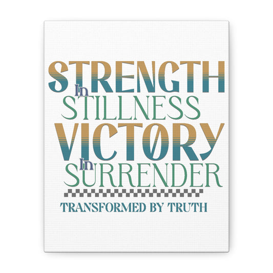 Strength, Victory, Transformed Scripture Print