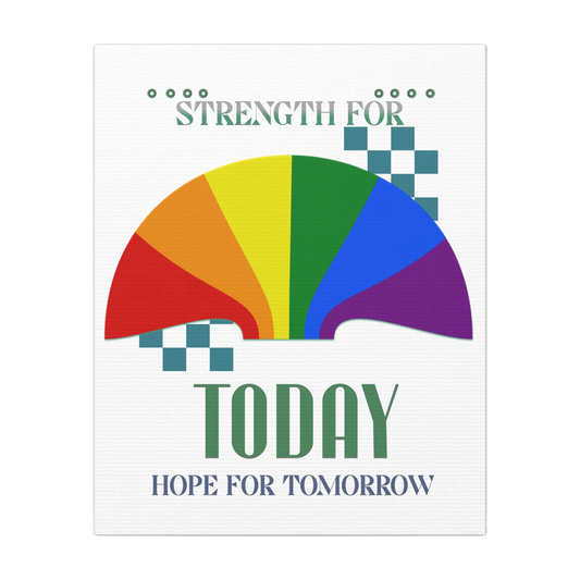 Strength For Today Scripture Print