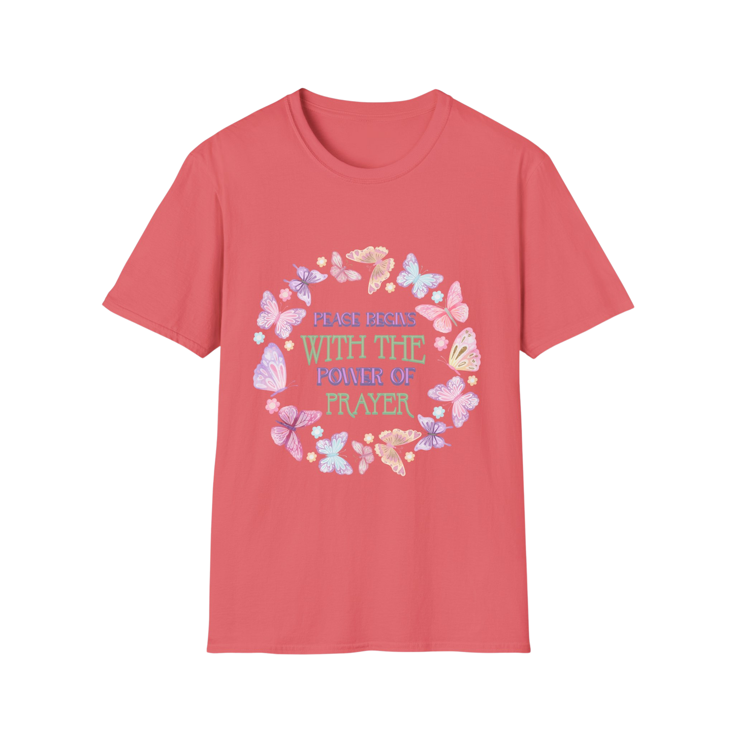 Peace Begins with the Power of Prayer Faith-Based Apparel for Women & Men