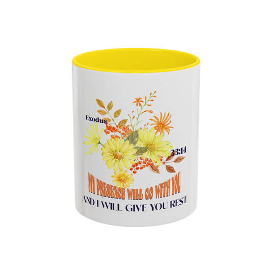 My Presence Will Go With You Christian Coffee Cup