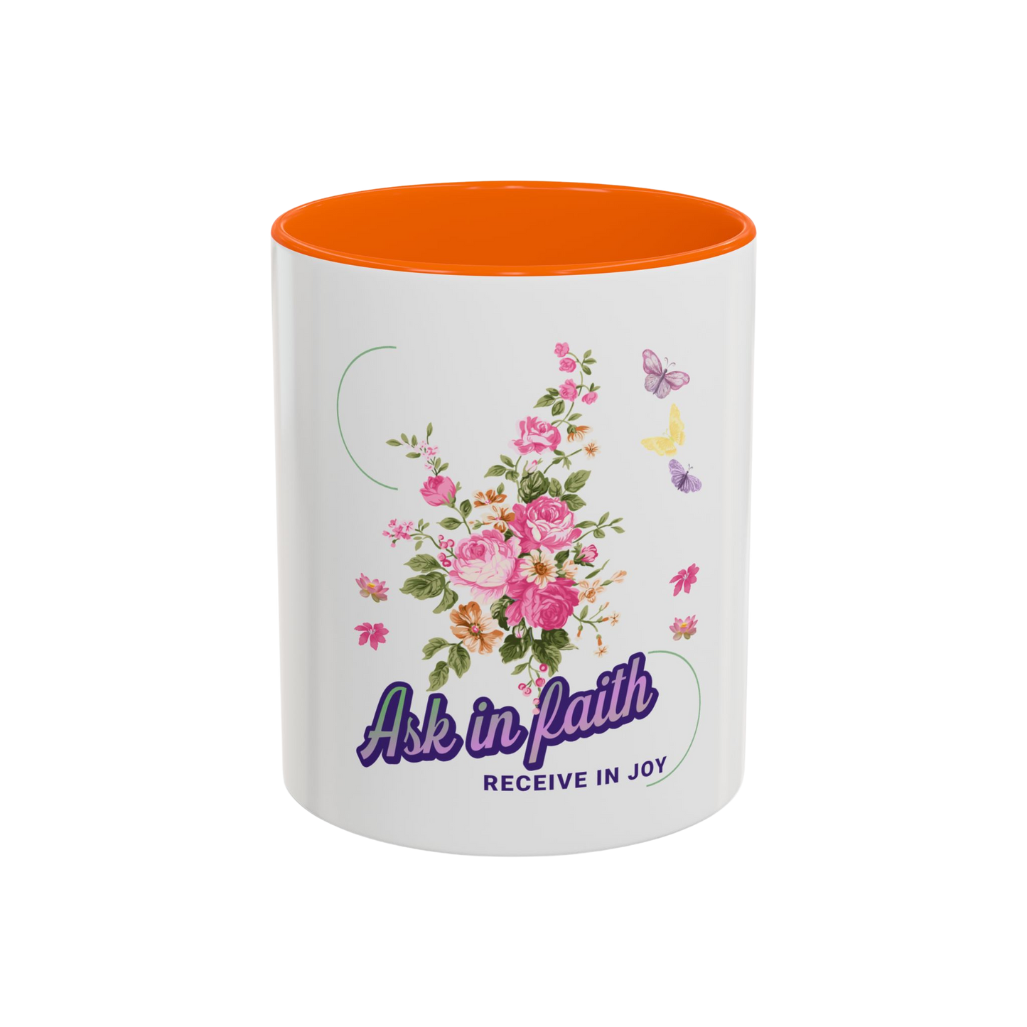 Ask in Faith Christian Coffee Cup