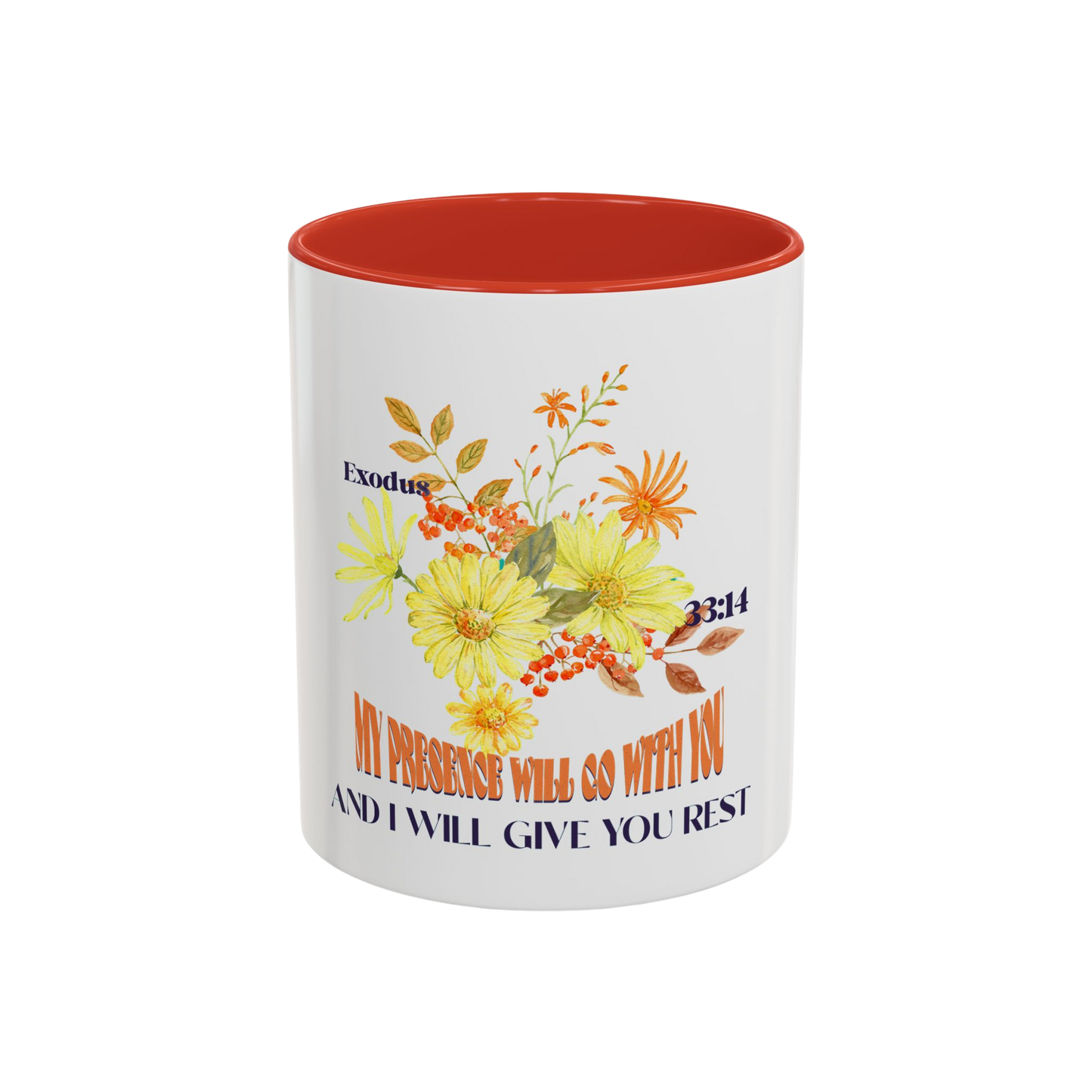 My Presence Will Go With You Christian Coffee Cup