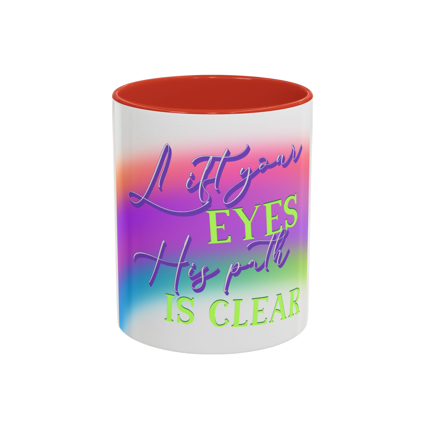 Lift Your Eyes Christian Coffee Cup