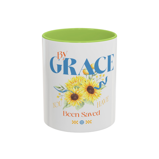 By Grace You Have Been Saved Christian Coffee Cup