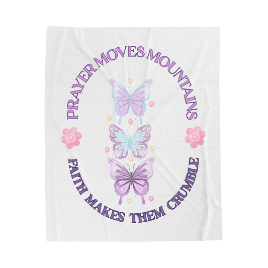 Faith Moves Mountains Scripture Throw