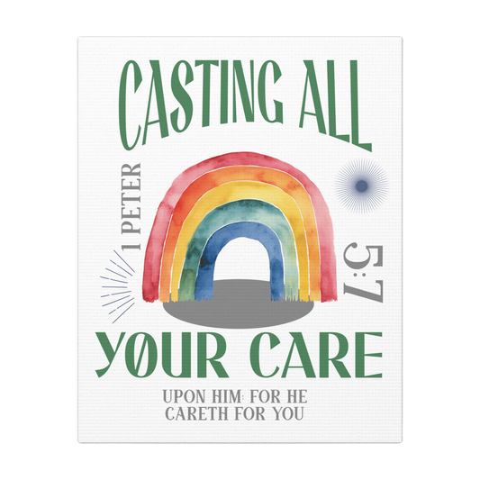 Casting All Your Cares Scripture Print