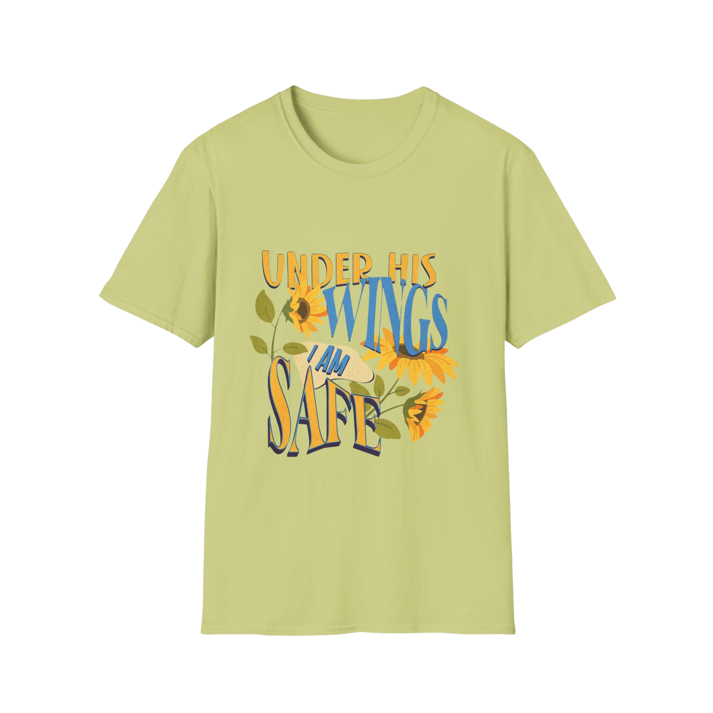 Under His Wings, I Am Safe Faith-Based Apparel for Women & Men