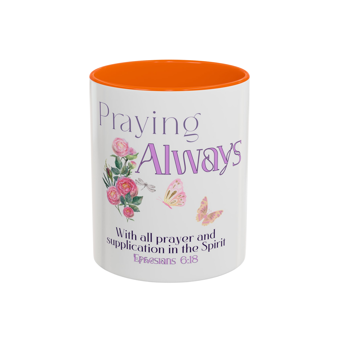 Praying Always Christian Coffee Cup