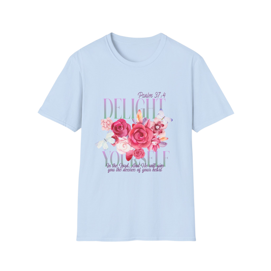 Delight Yourself in the Lord Faith-Based Apparel for Women & Men
