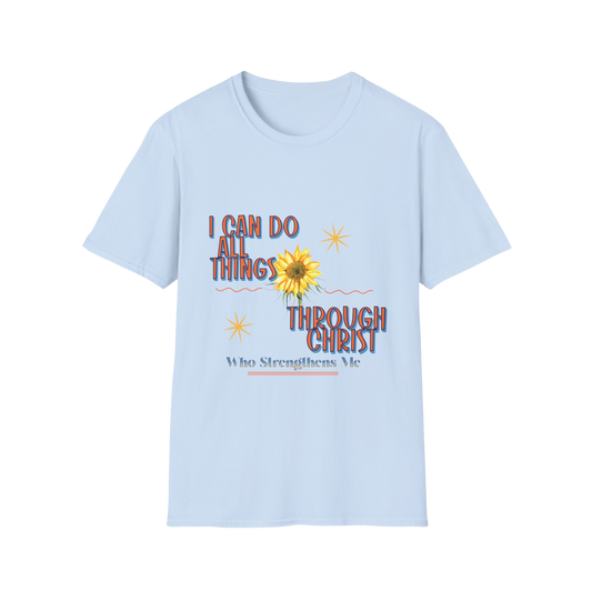 I Can Do All Things Through Christ Faith-Based Apparel for Women & Men