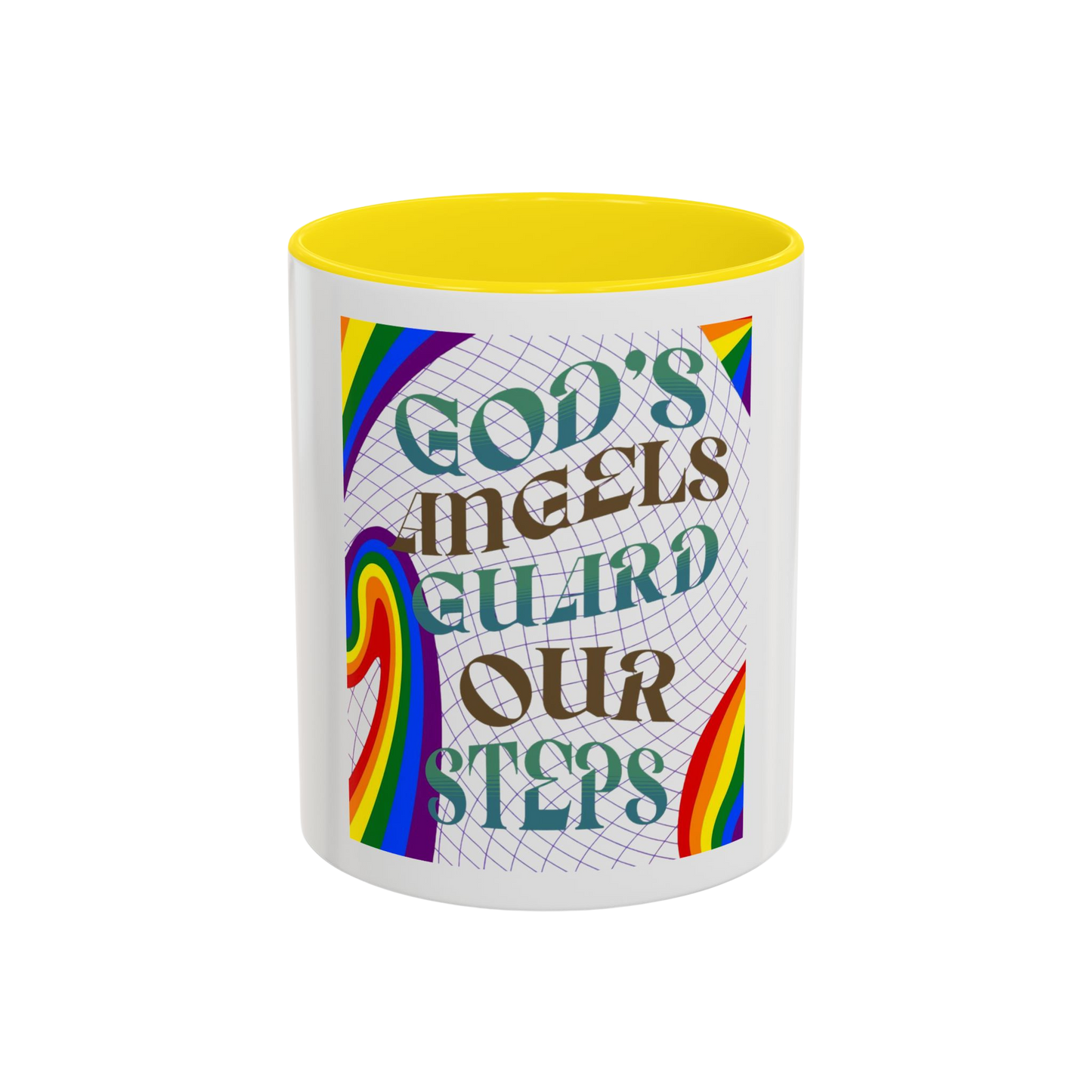 God’s Angels Guard Our Steps Christian Coffee Cup