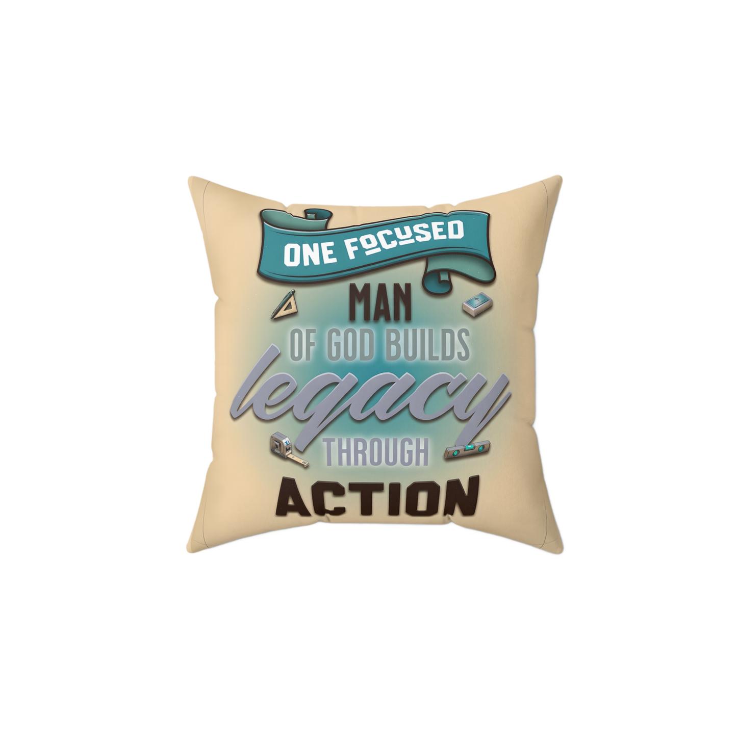 ONE FOCUSED MAN Rest Pillow