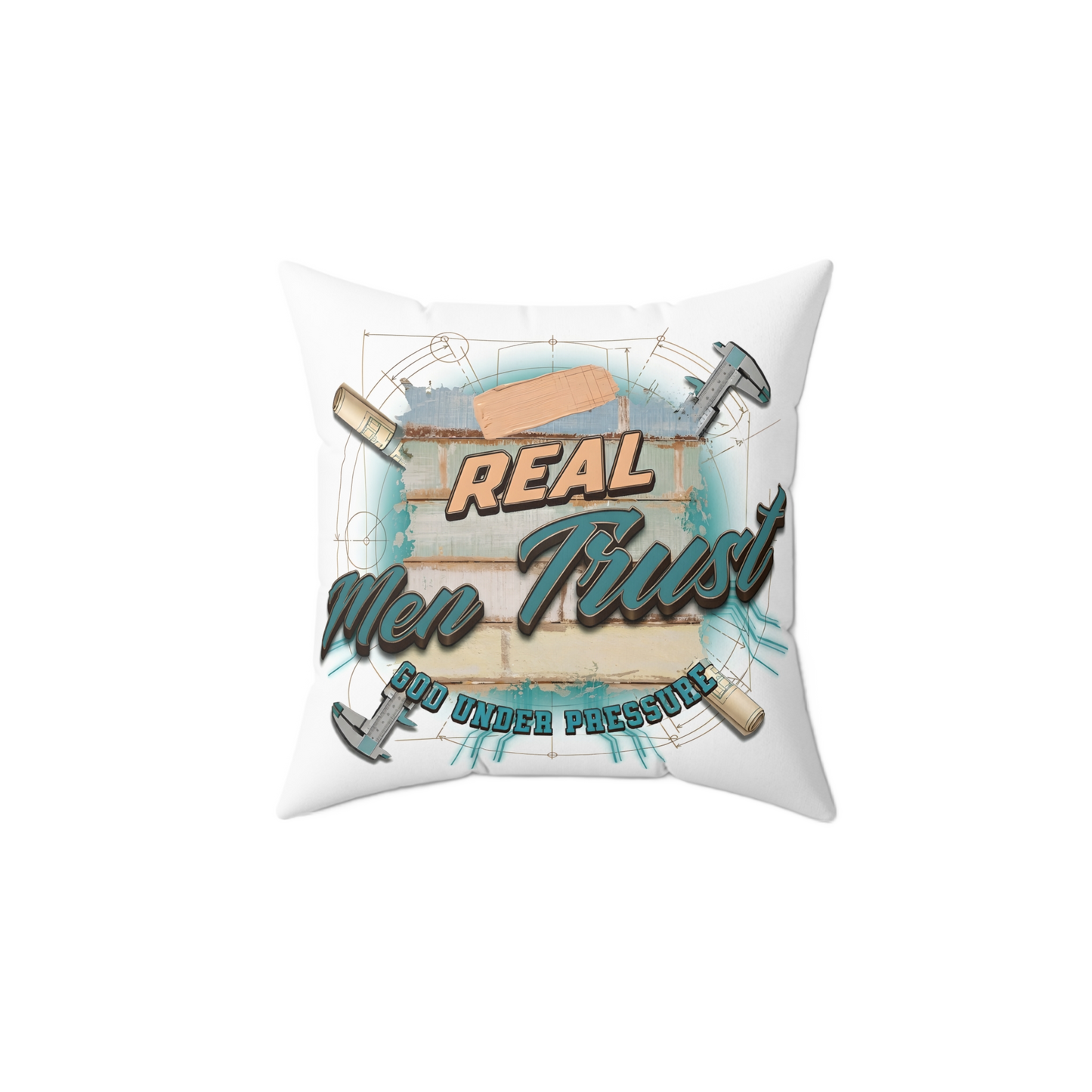 REAL MEN TRUST GOD Rest Pillow