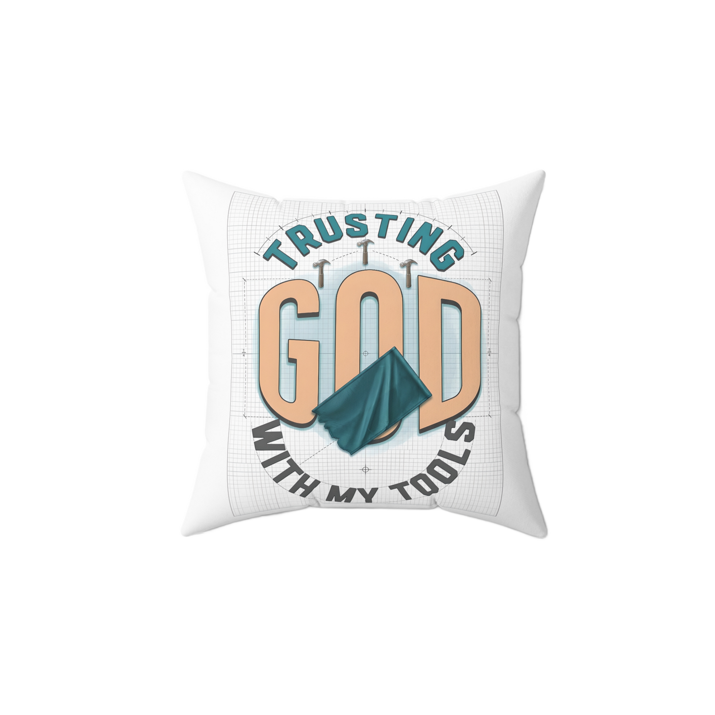 TRUSTING GOD WITH MY TOOLS, Rest Pillow