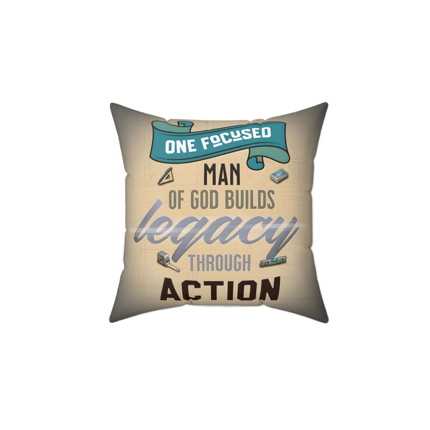 ONE FOCUSED MAN Rest Pillow
