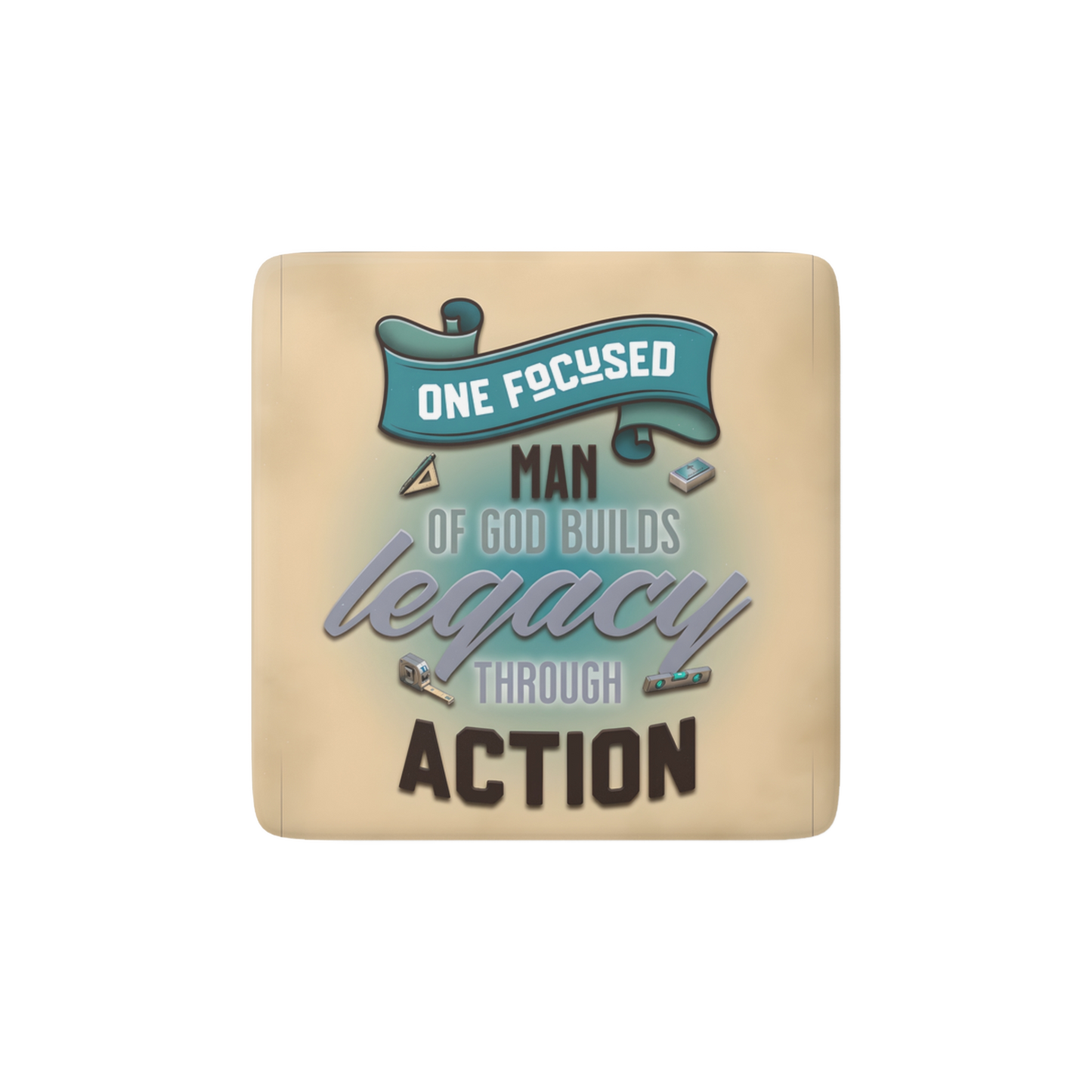 ONE FOCUSED MAN Reminder Tile