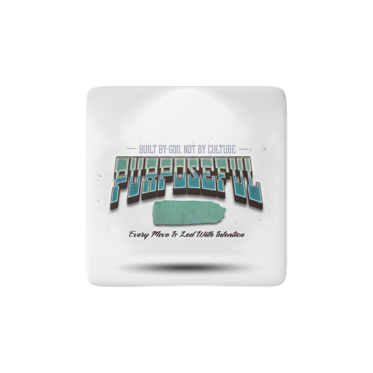 BUILT BY GOD Reminder Tile