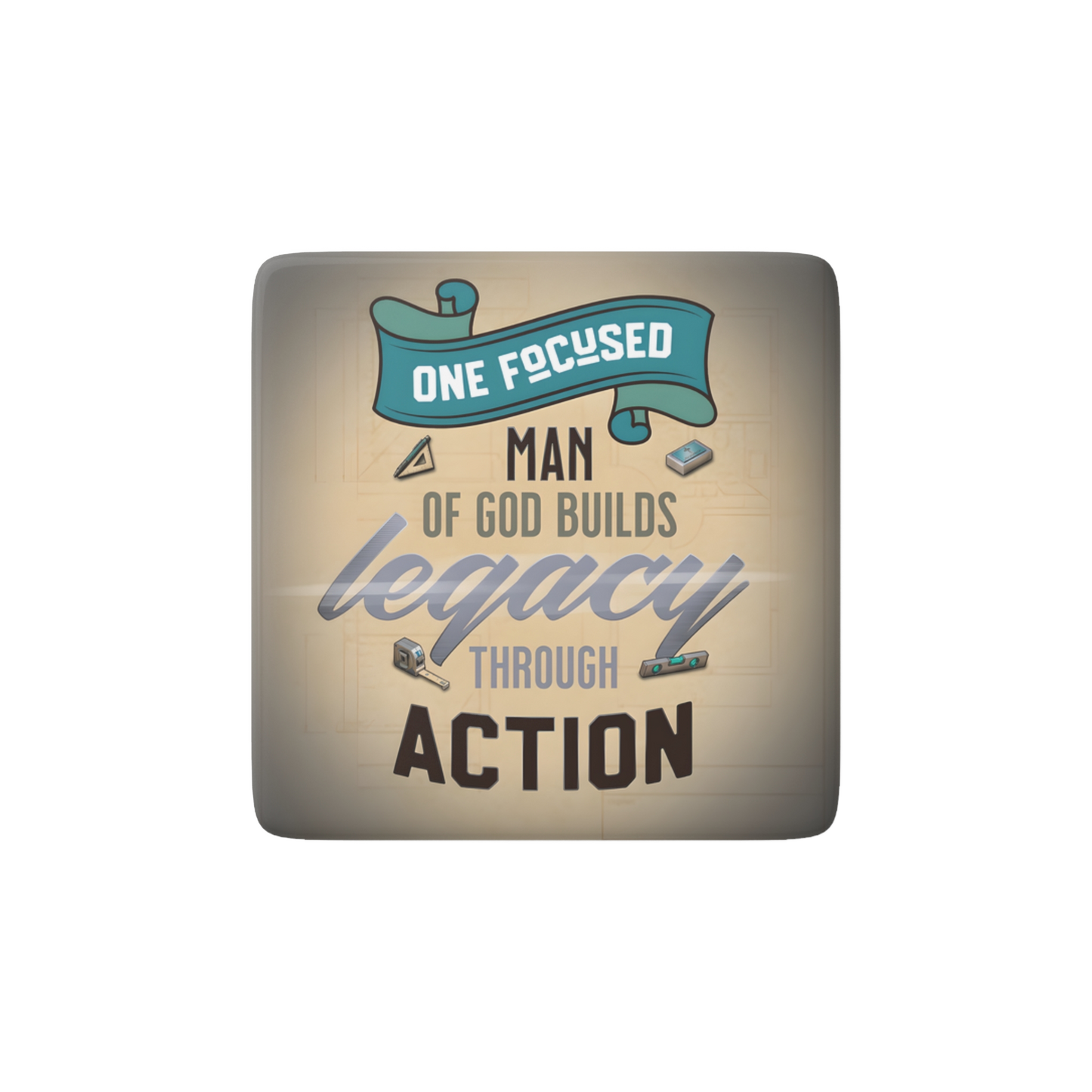 ONE FOCUSED MAN Reminder Tile