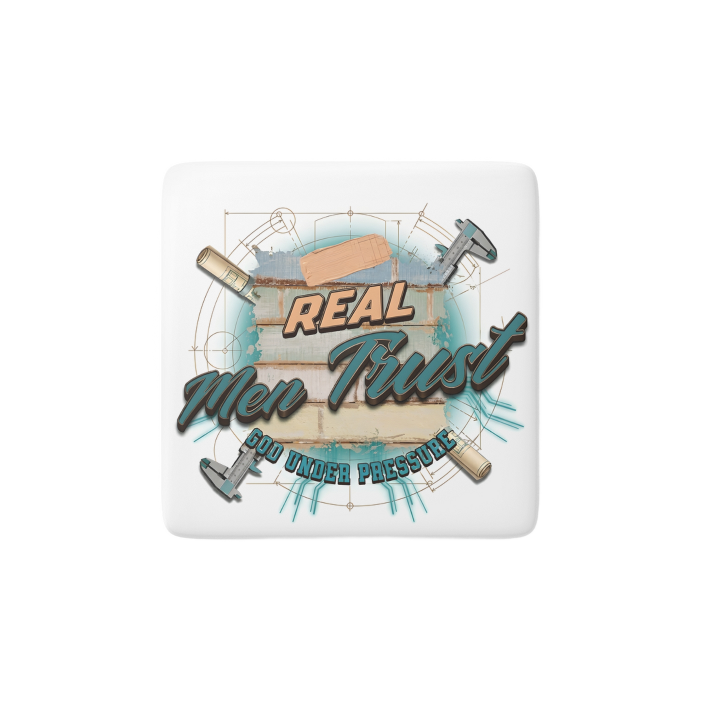 REAL MEAN TRUST GOD Reminder Tile