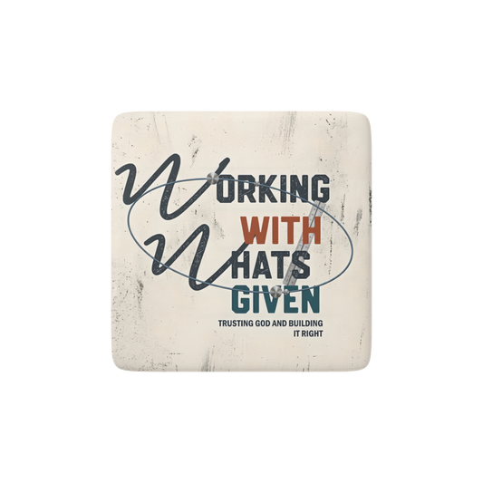 WORK WITH WHAT’S GIVEN Reminder Tile