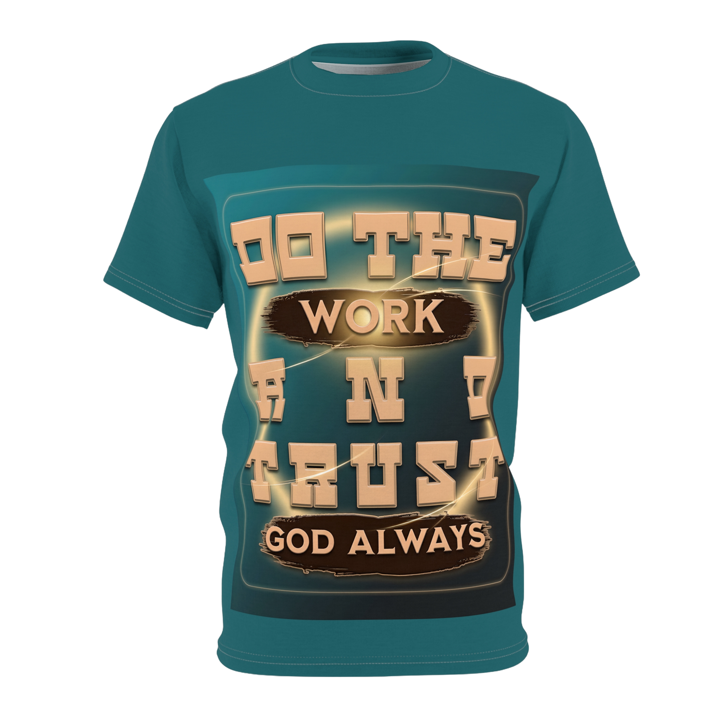 DO THE WORK AND TRUST GOD Essential Tee