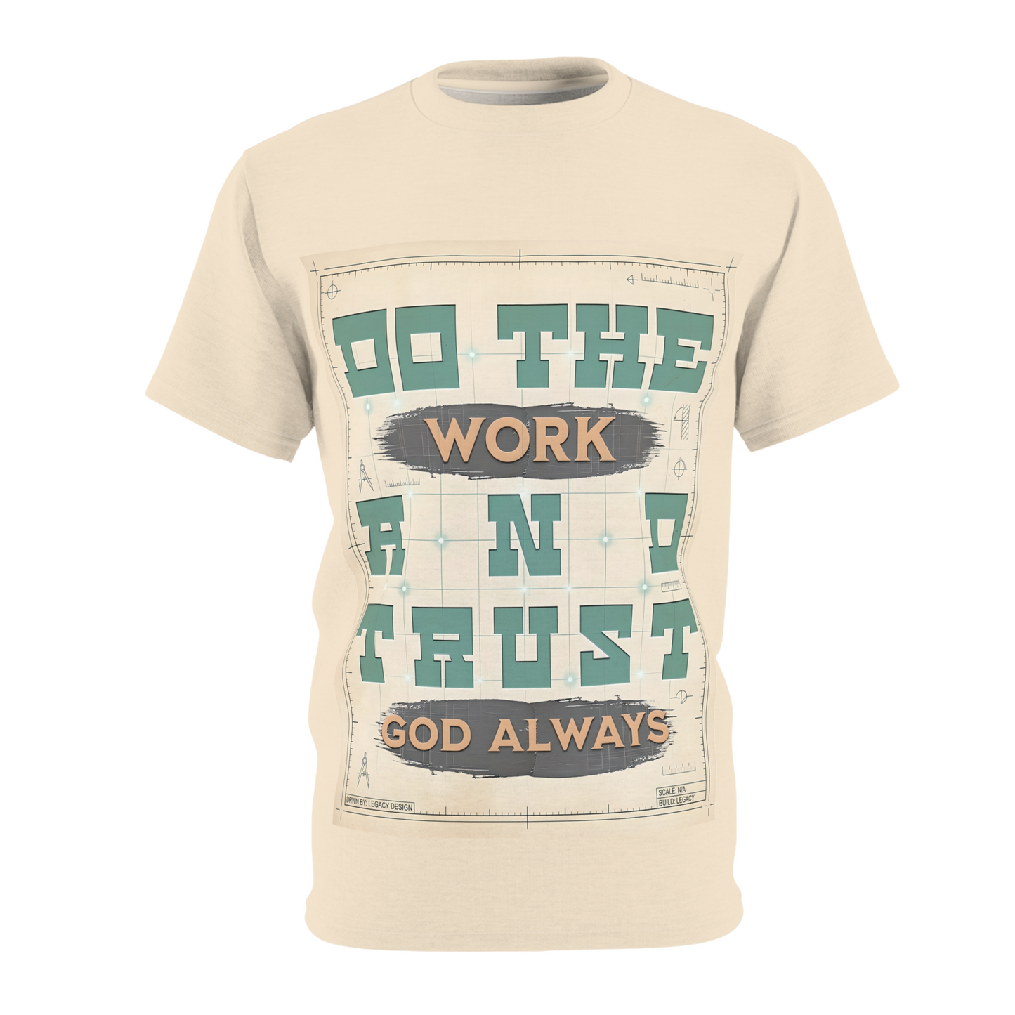 DO THE WORK AND TRUST GOD Essential Tee
