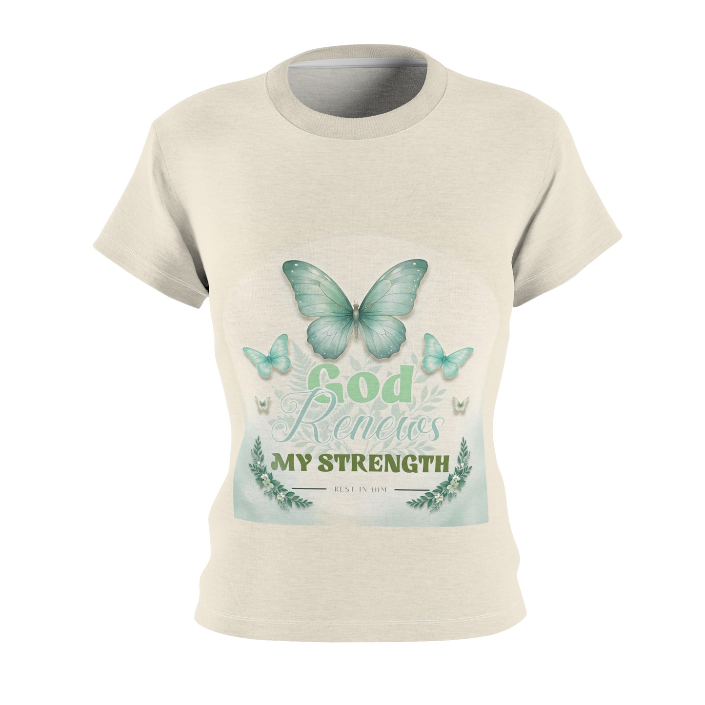 GOD RENEWS MY STRENGTH Everyday Tee