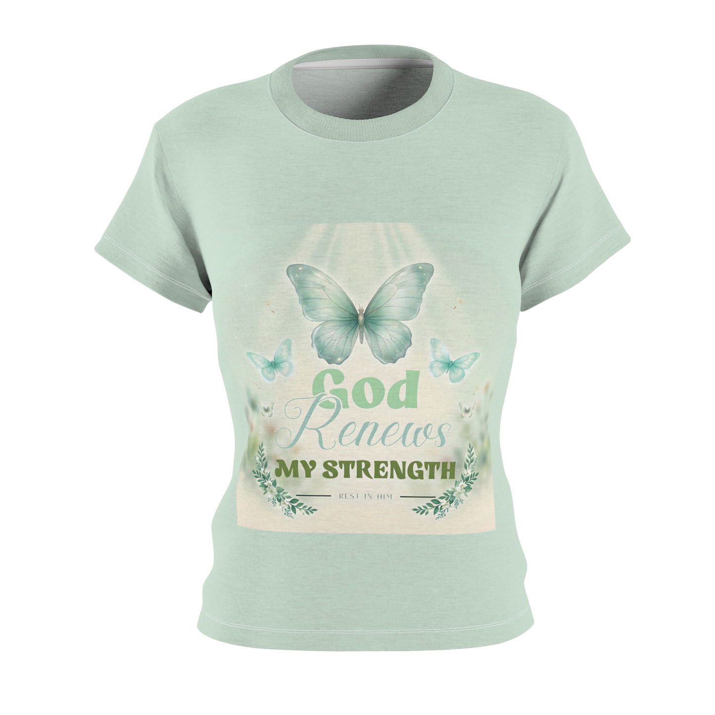 GOD RENEWS MY STRENGTH Everyday Tee