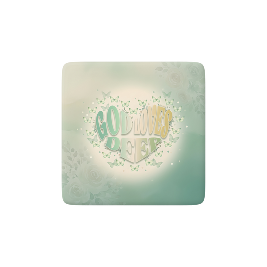 GOD LOVES DEEP Reminder Tile
