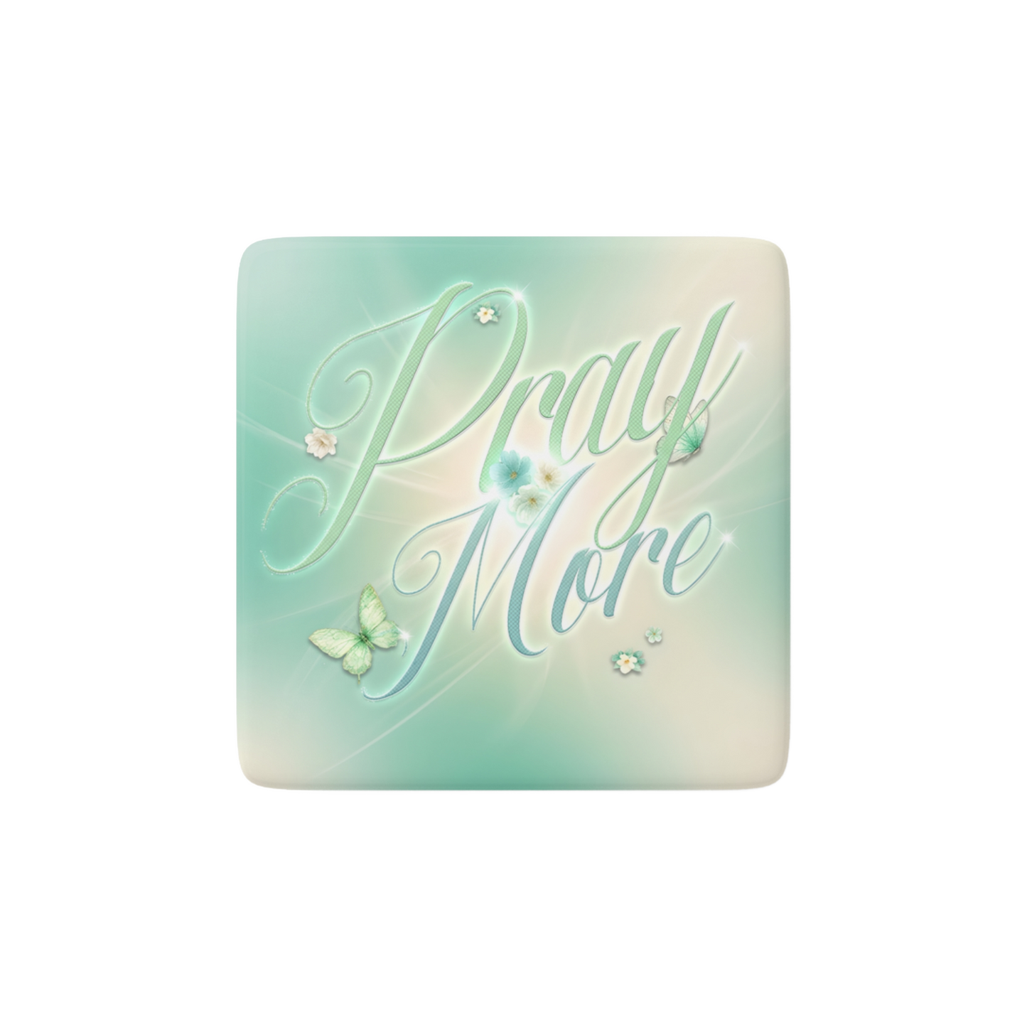 PRAY MORE Reminder Tile