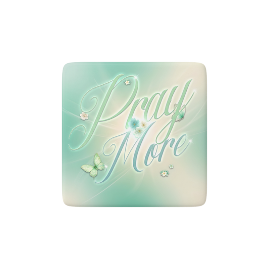 PRAY MORE Reminder Tile