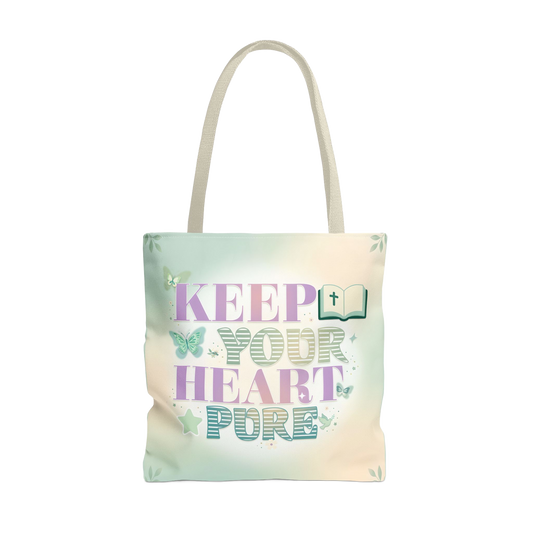 KEEP YOUR HEART PURE Carry Tote