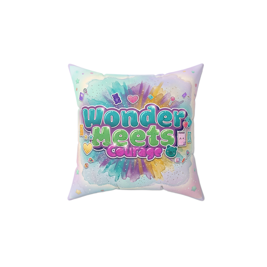 WONDER MEETS COURAGE Rest Pillow