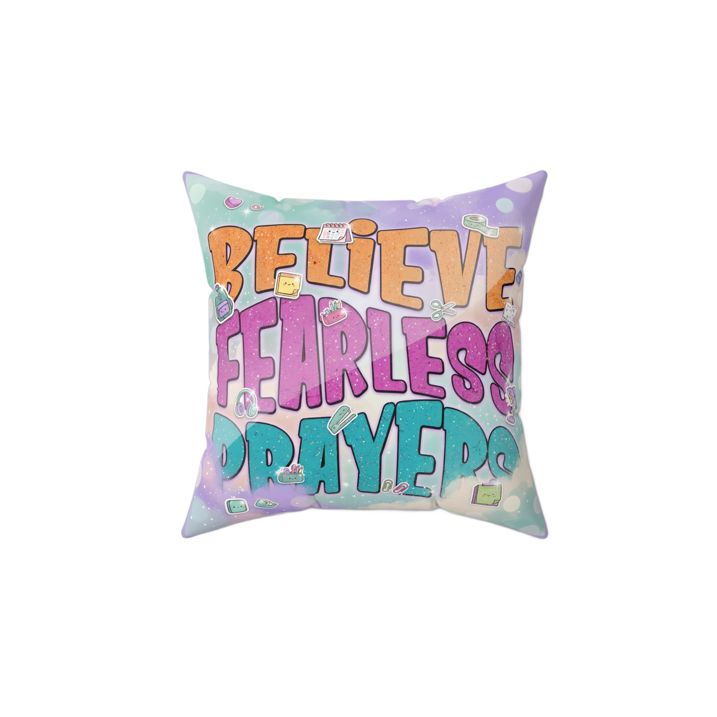 BELIEVE FEARLESS PRAYERS Rest Pillow