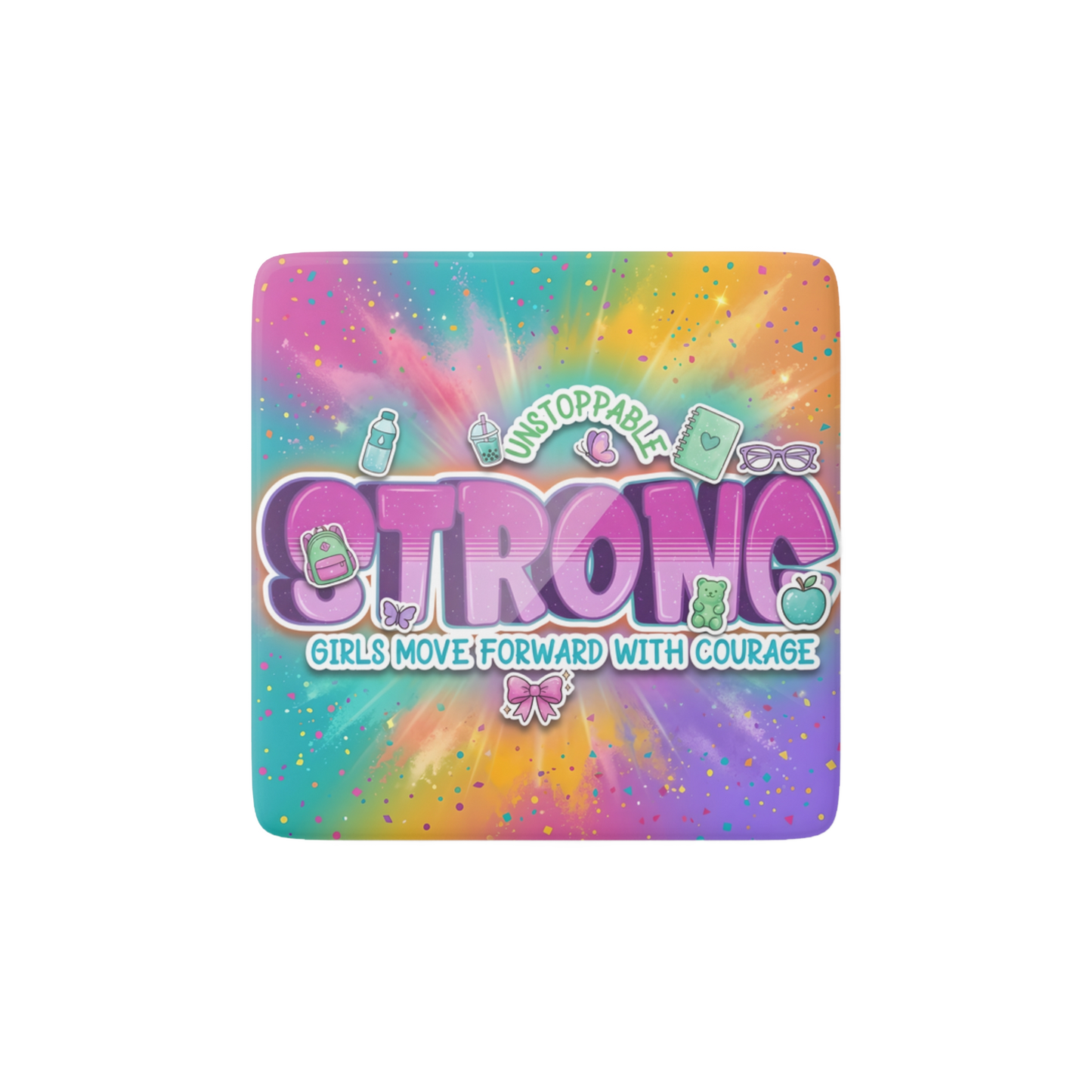 UNSTOPPABLE STRONG GIRLS Reminder Tile