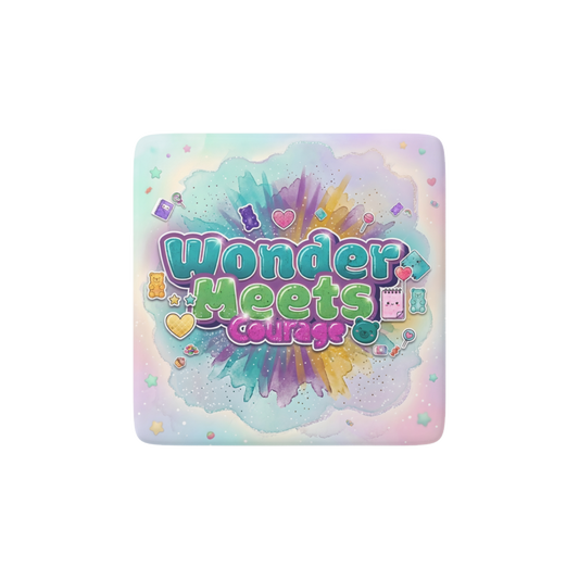 WONDER MEETS COURAGE Reminder Tile