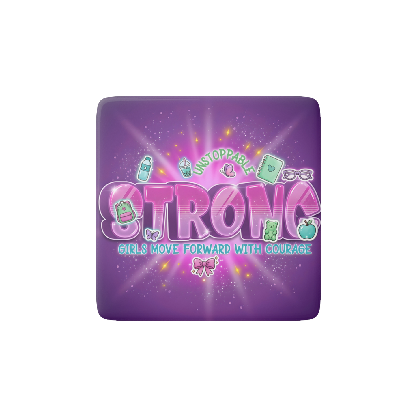 UNSTOPPABLE STRONG GIRLS Reminder Tile
