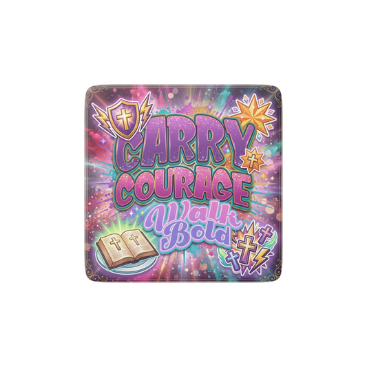 CARRY COURAGE WALK BOLD Reminder Tile