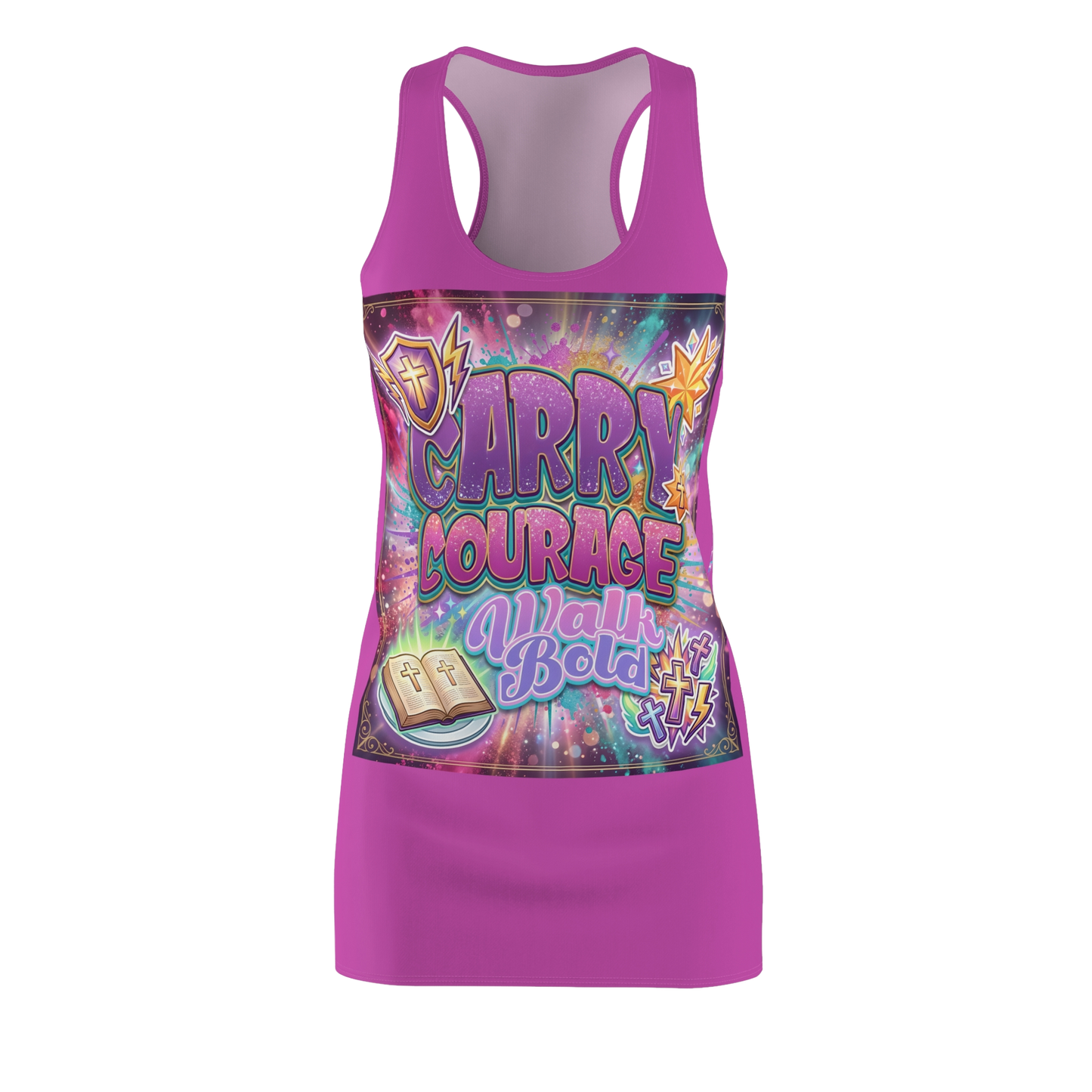 CARRY COURAGE WALK BOLD Summer Dress