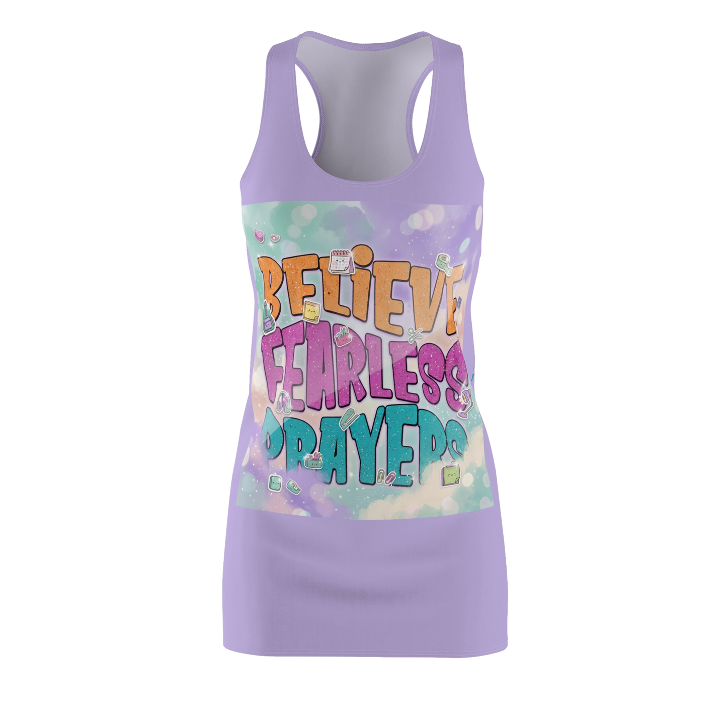 BELIEVE FEARLESS PRAYERS Summer Dress