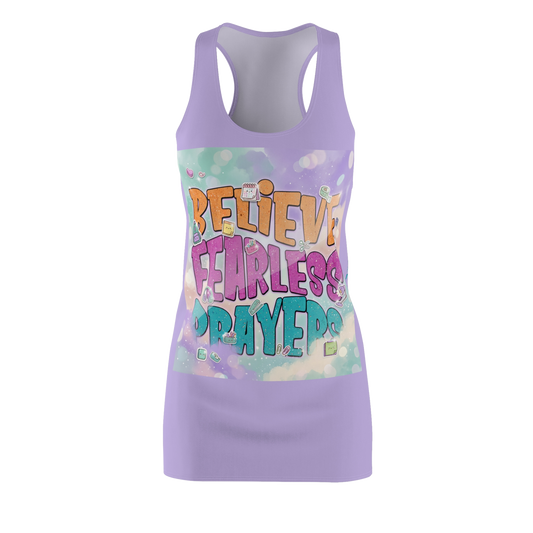 BELIEVE FEARLESS PRAYERS Summer Dress