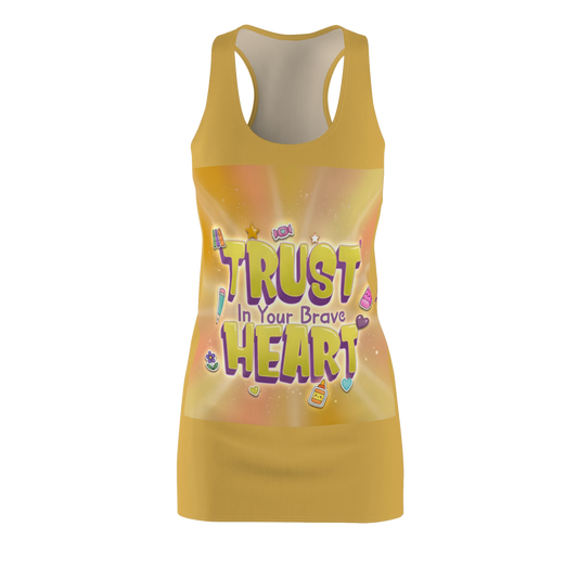 TRUST IN YOUR BRAVE HEART Summer Dress