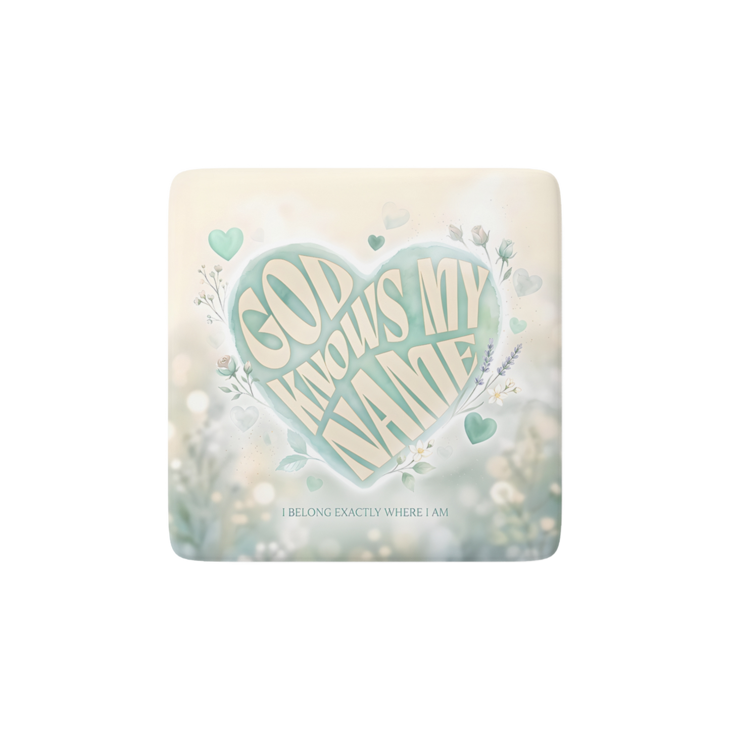 GOD KNOWS MY NAME Reminder Tile