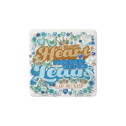 NO FEARFUL HEART Reminder Tile