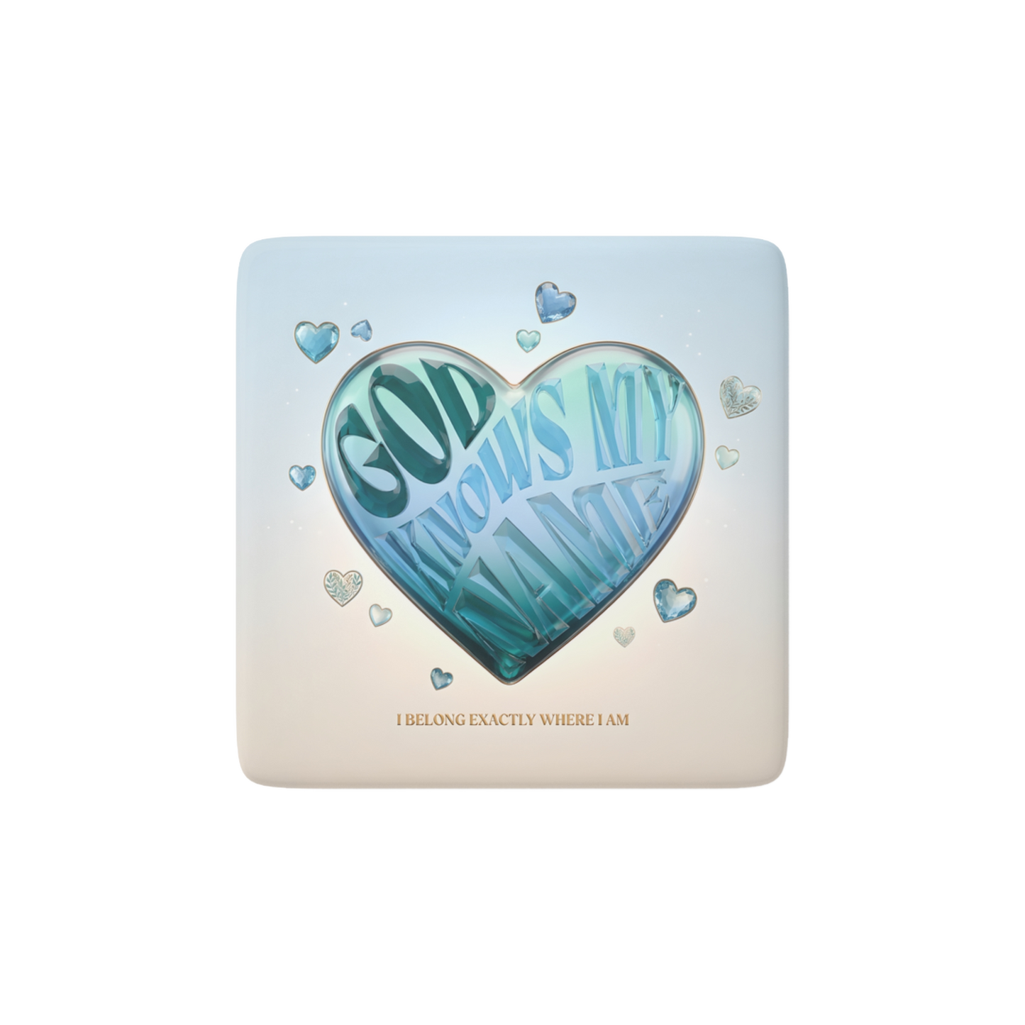 GOD KNOWS MY NAME Reminder Tile