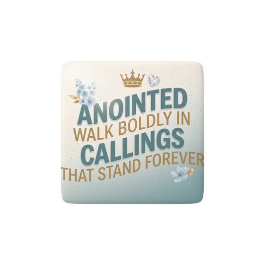 ANOINTED WALK BOLDLY, Reminder Tile