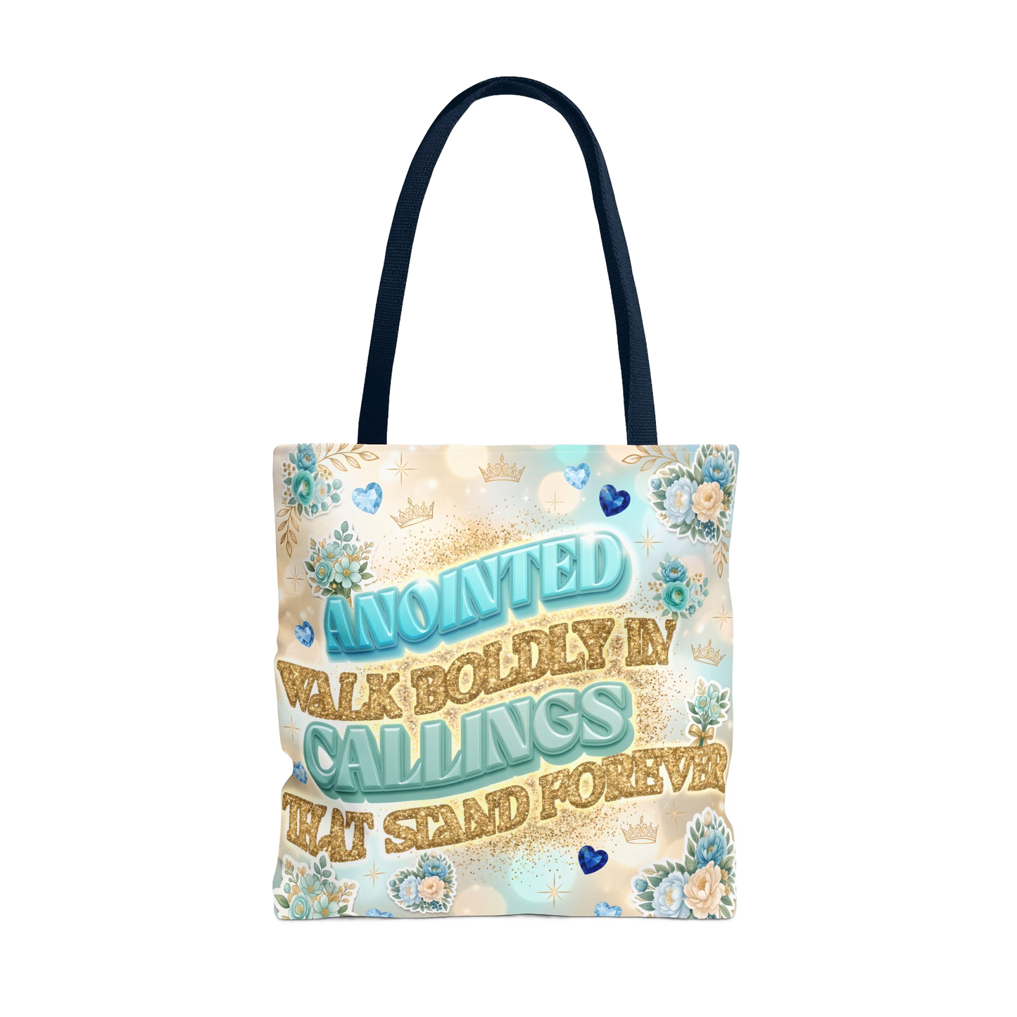 ANOINTED WALK BOLDLY, Carry Tote