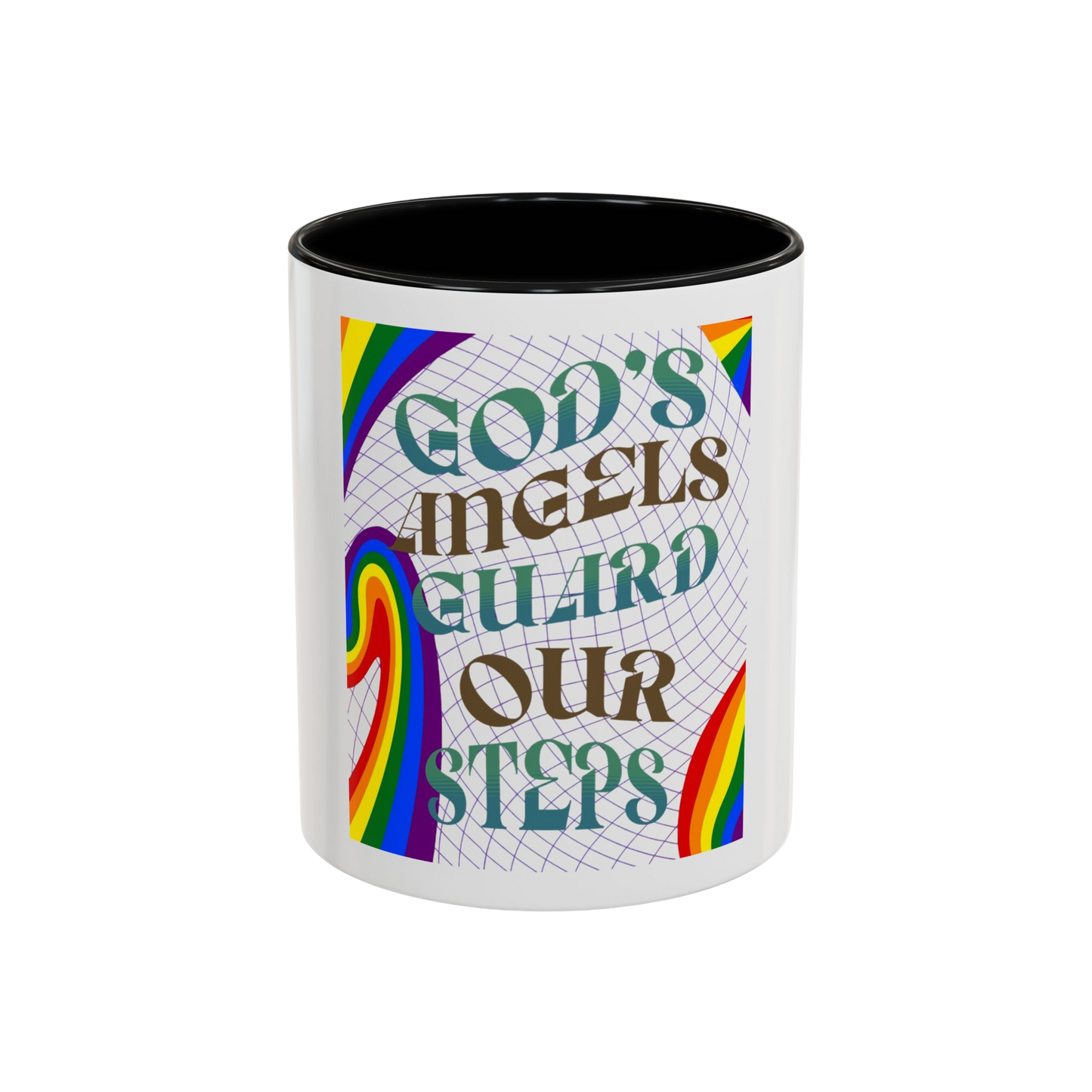 God’s Angels Guard Our Steps Christian Coffee Cup