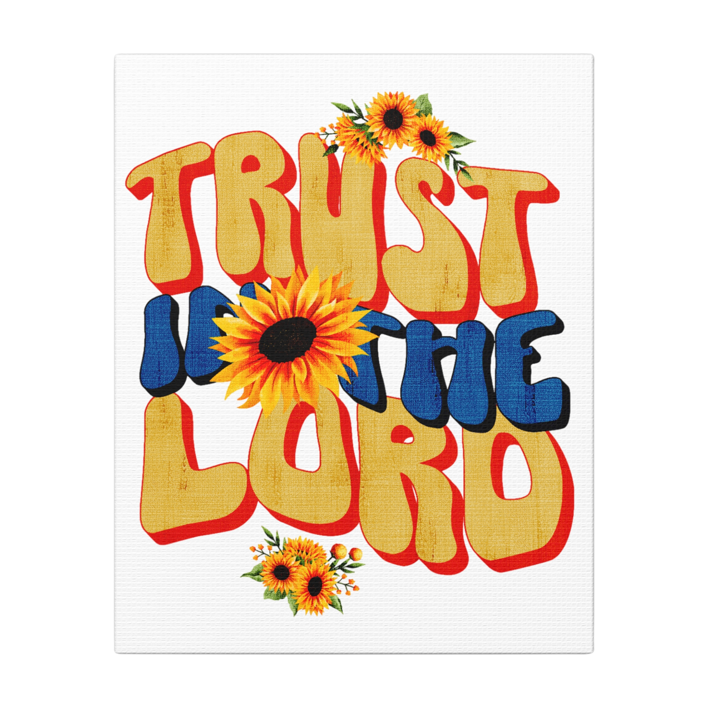 Trust In The Lord Scripture Print