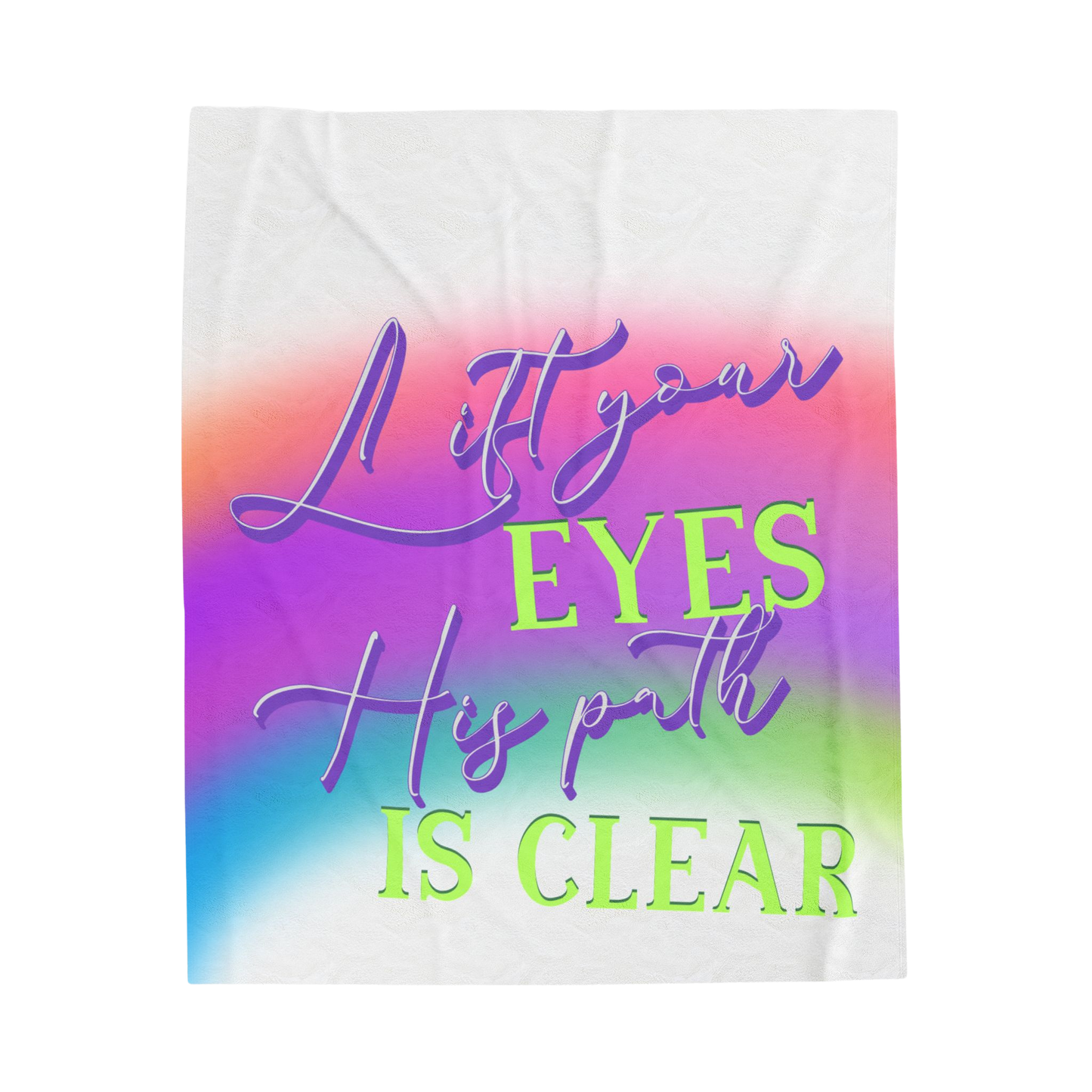 Lift Your Eyes Scripture Throw
